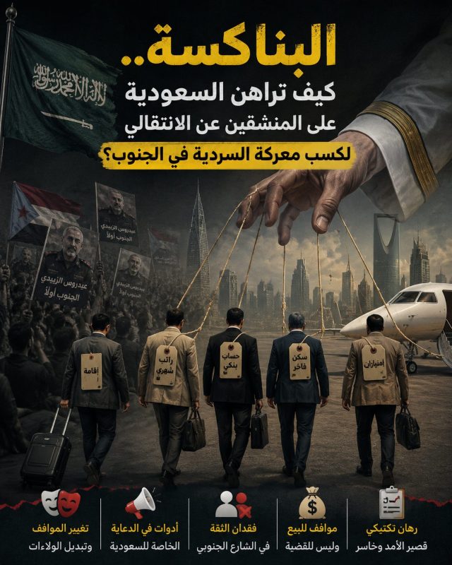 “البناكسة”.. كيف تراهن السعودية على المنشقين عن الانتقالي لكسب معركة السردية في الجنوب؟
